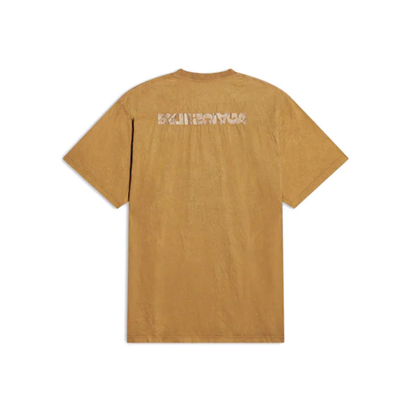 Balenciaga Turn Slit Tee Beige