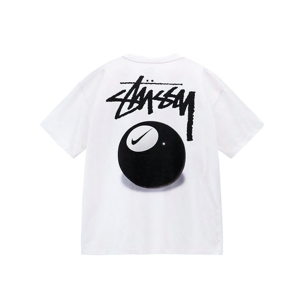 Nike x Stussy 8 Ball Tee White