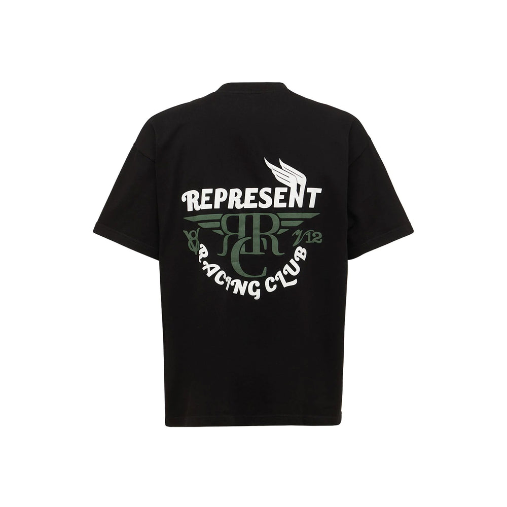 Represent Racing Club Tee Jet Black