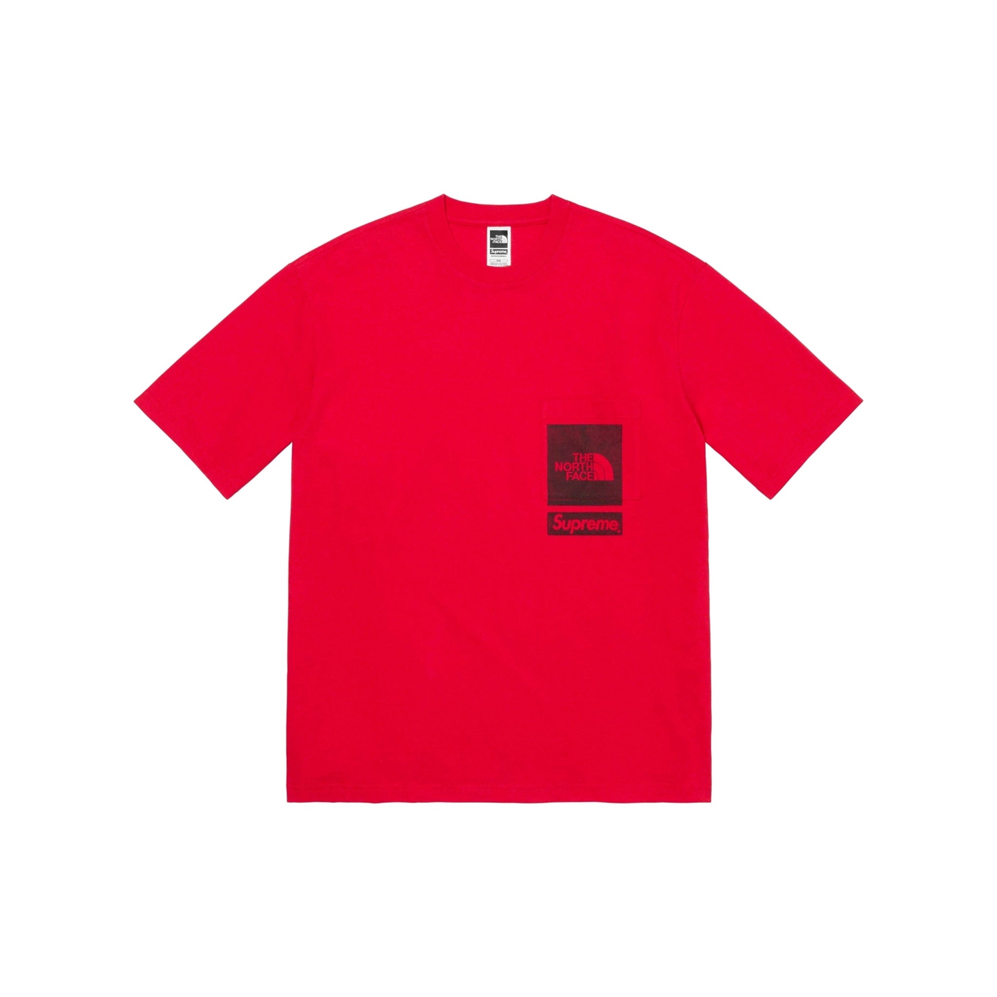 Supreme®/The North Face® Printed Pocket Tee Red – STEALPLUG KL