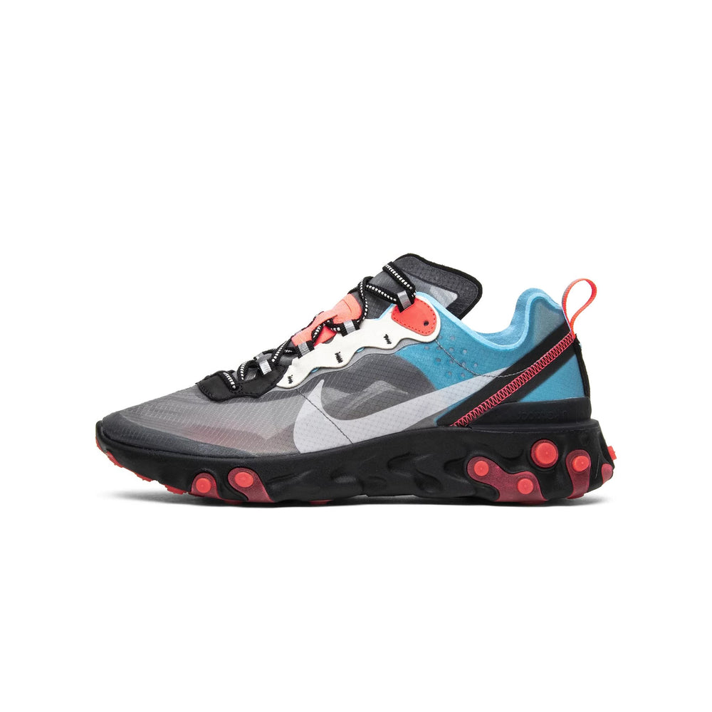 Nike React Element 87 Blue Chill Solar Red