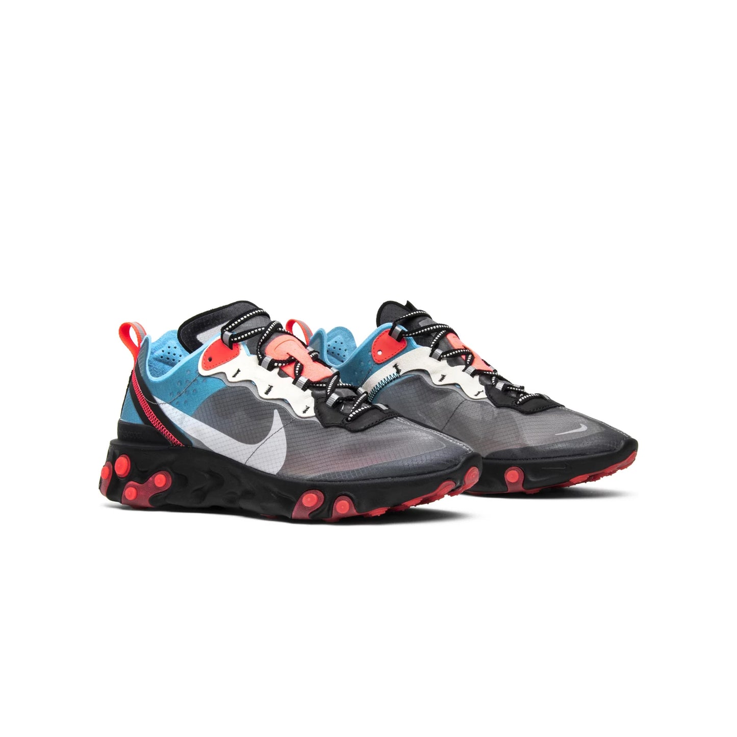 Nike React Element 87 “Black/Cool Grey/Blue Chill/Solar Red” Men's