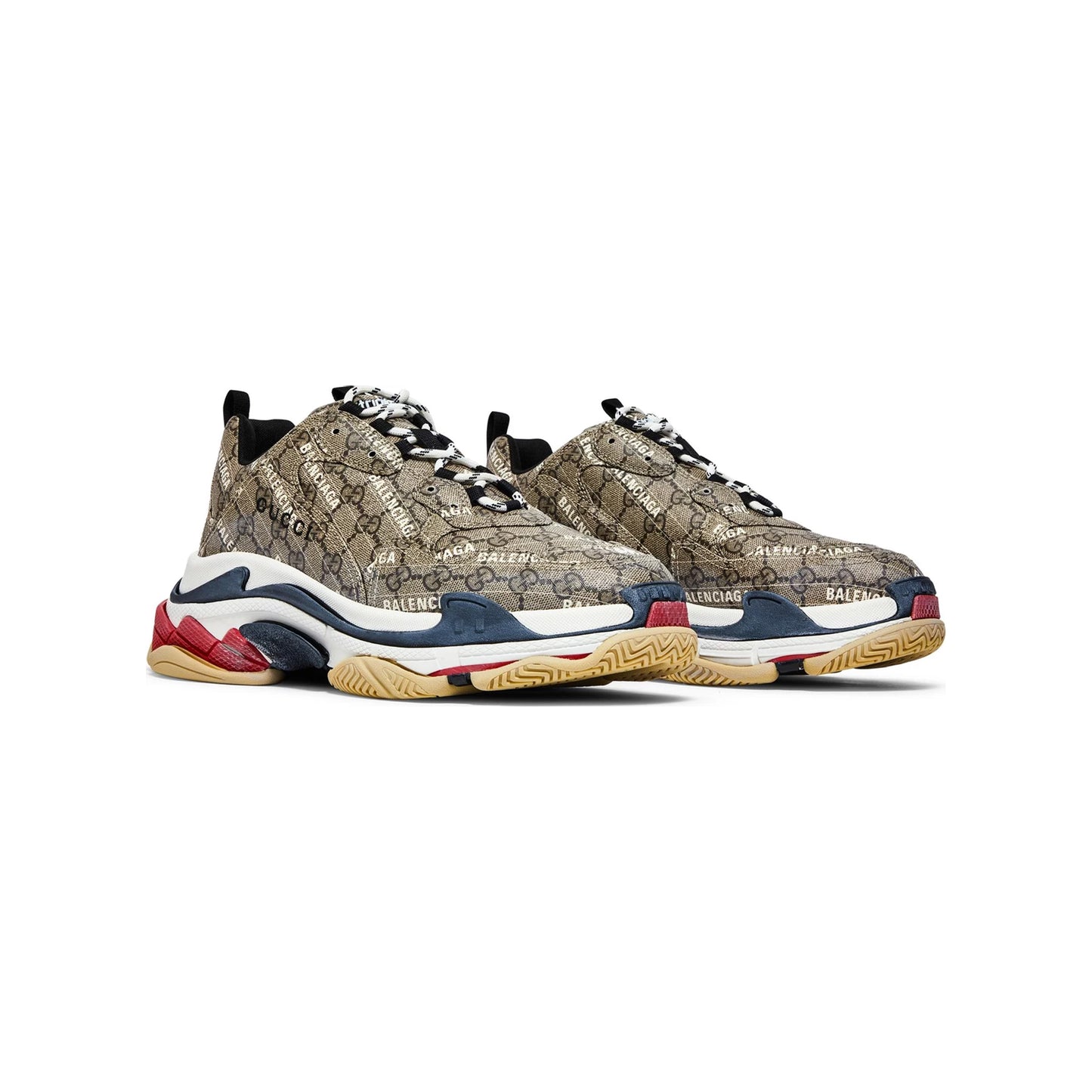 GUCCI x BALENCIAGA The Hacker Project Triple S Beige