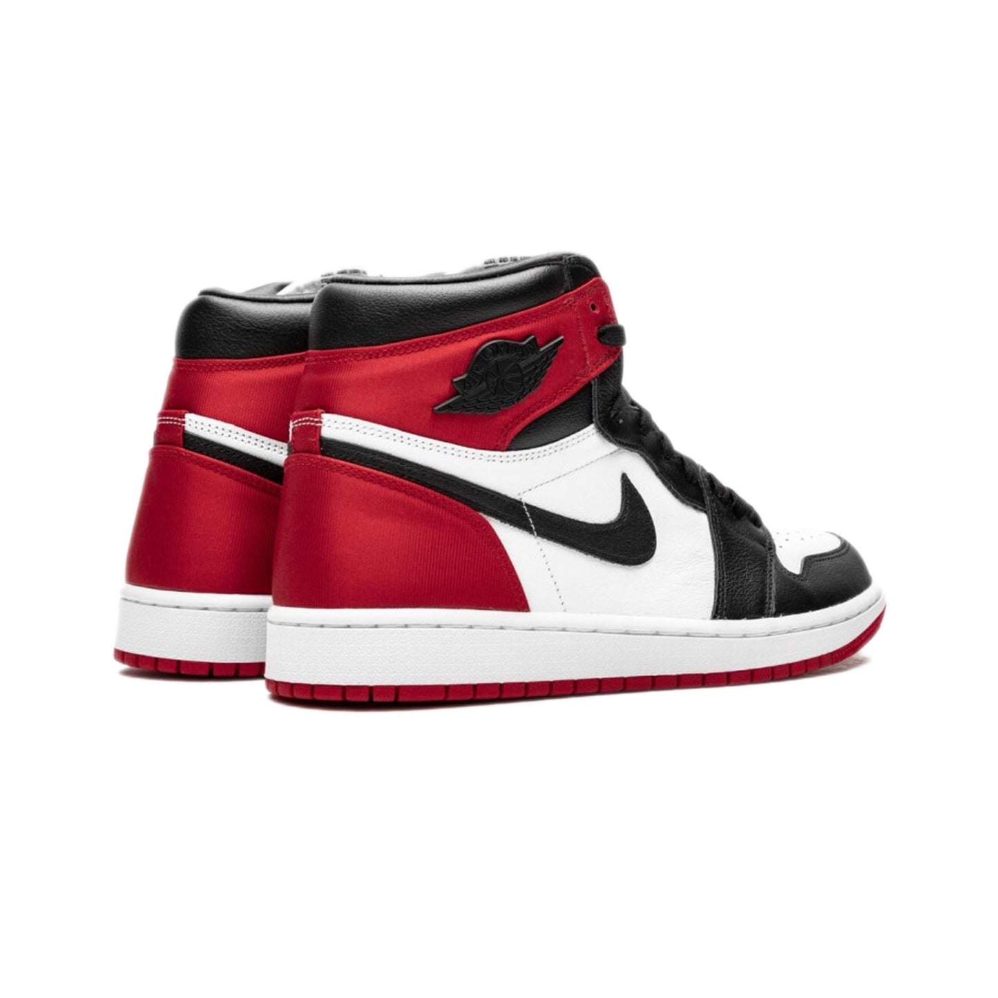 Jordan 1 Retro High Satin Black Toe (W)