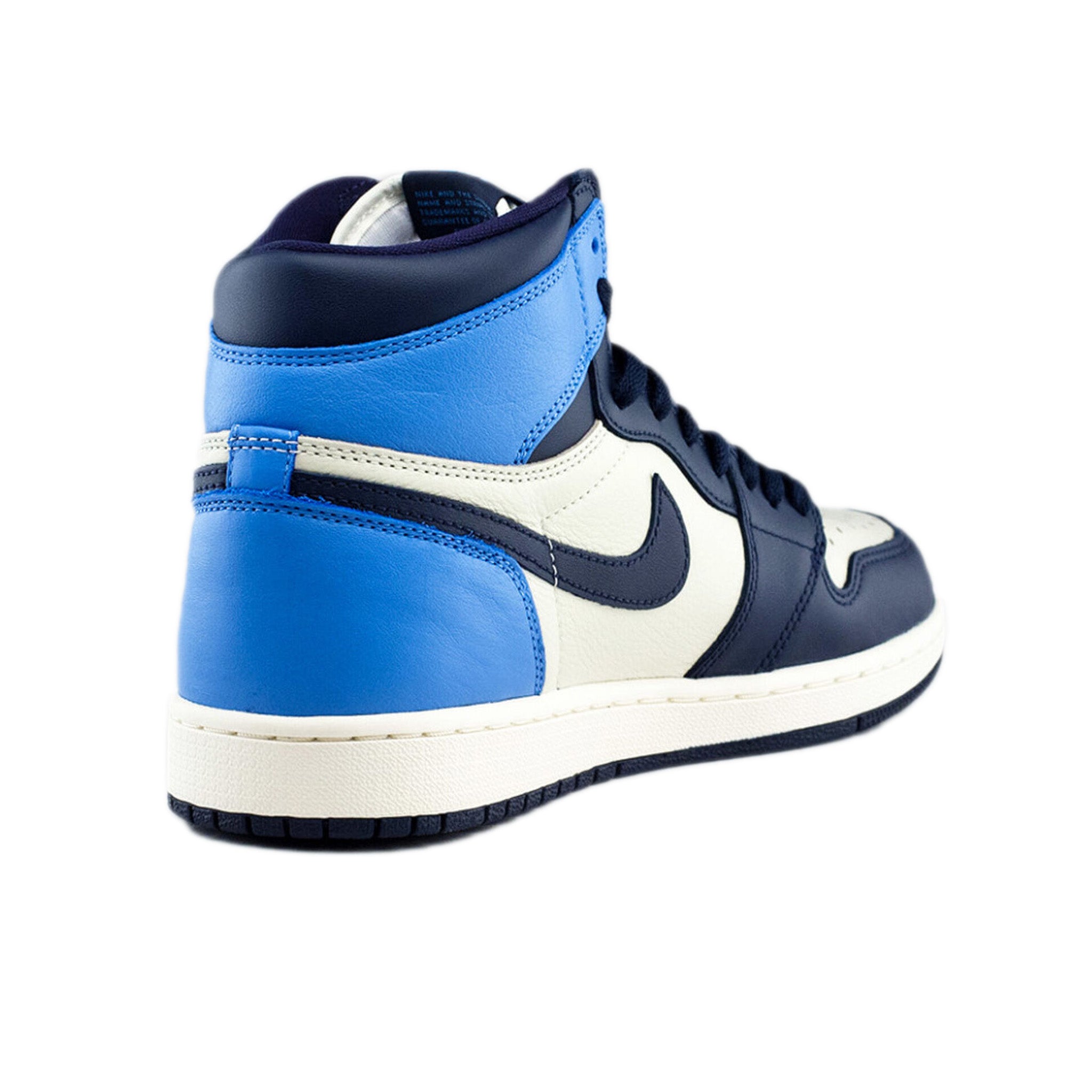 Jordan 1 retro high obsidian unc women's 7 hotsell