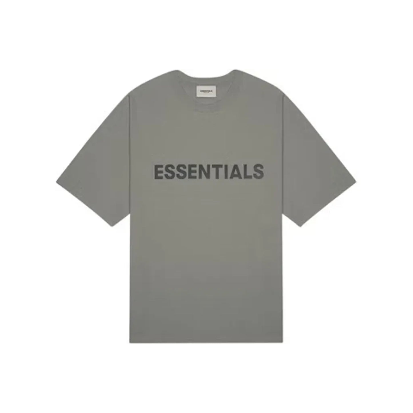 Fear of God Essentials Front Logo Tee Cement