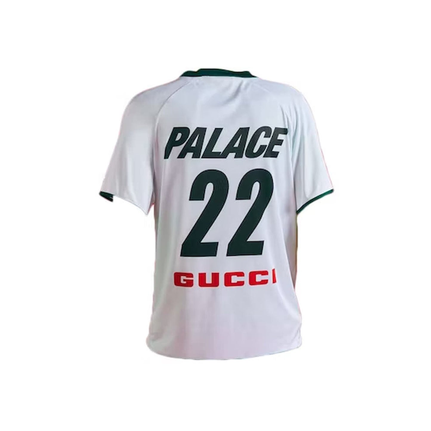 Palace x Gucci Printed Football Technical Jersey Tee White