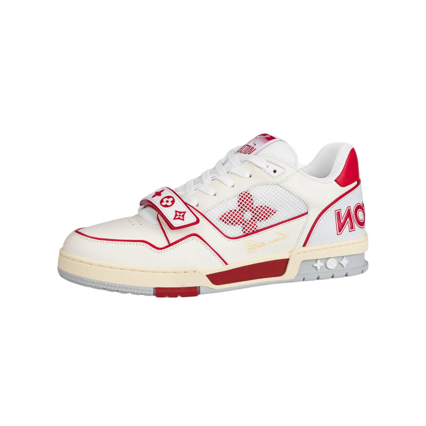 Louis Vuitton Red Strap Trainers, Trainers - Designer Exchange