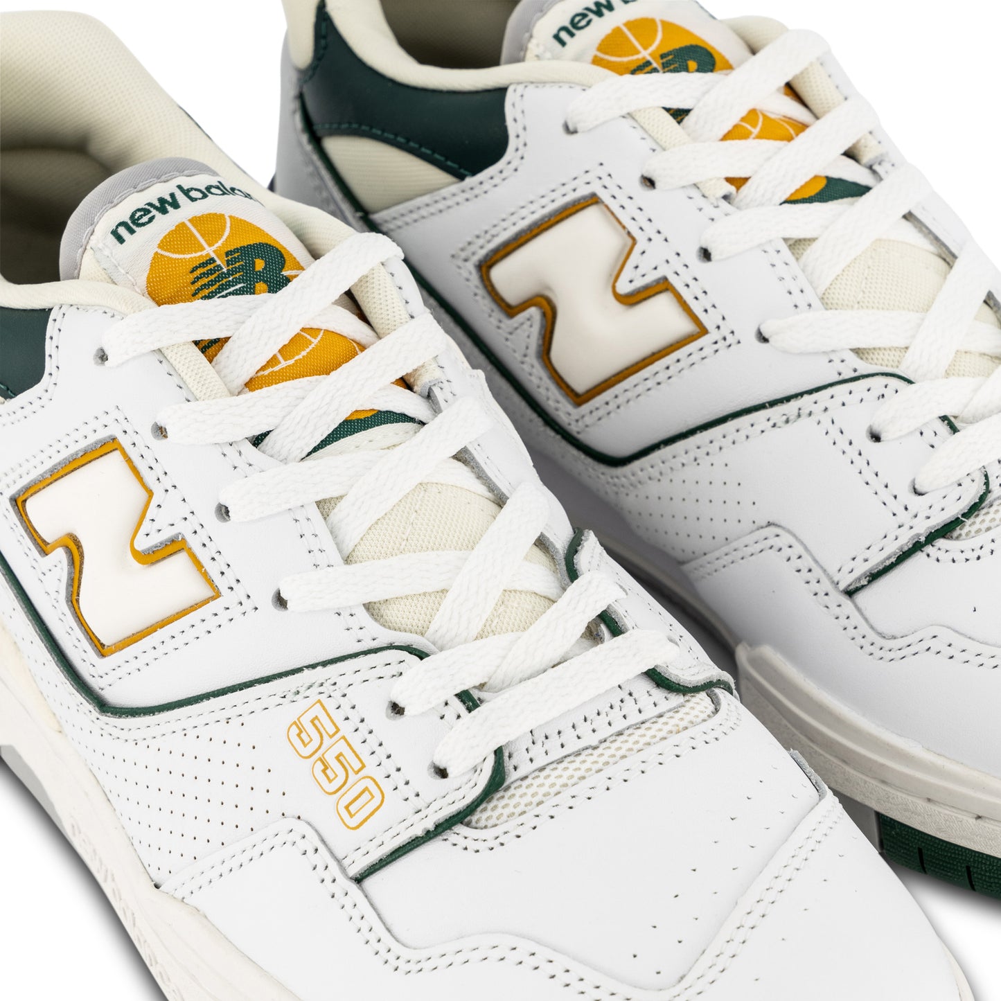 New Balance 550 White Nightwatch Green