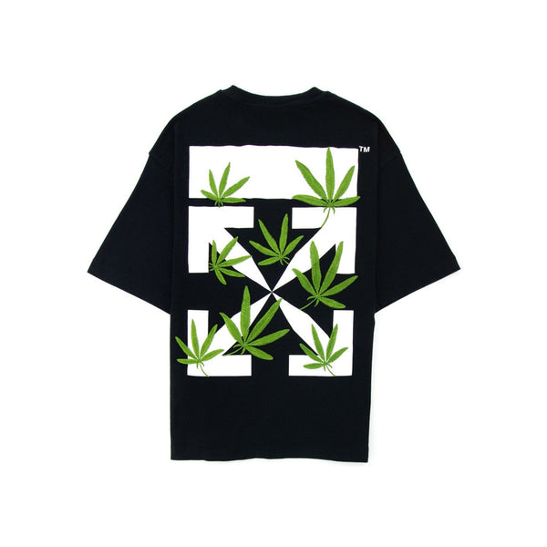 Off-White Weed Arrows Oversized Tee Black