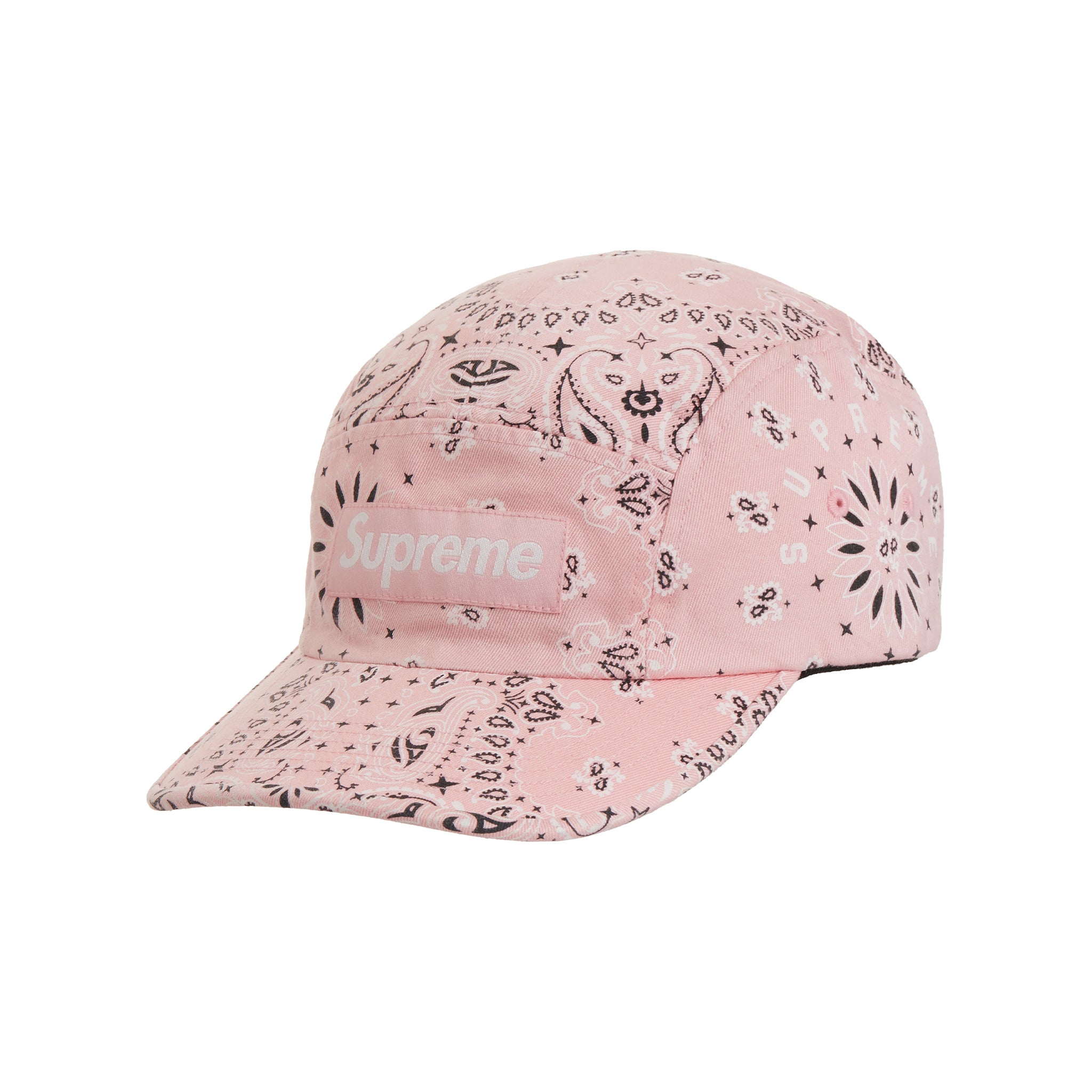 Supreme Bandana Camp Cap Pink – STEALPLUG KL