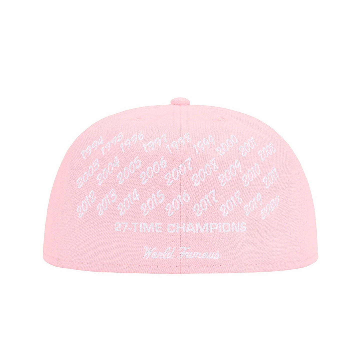 Supreme Champions Box Logo New Era Cap Pink