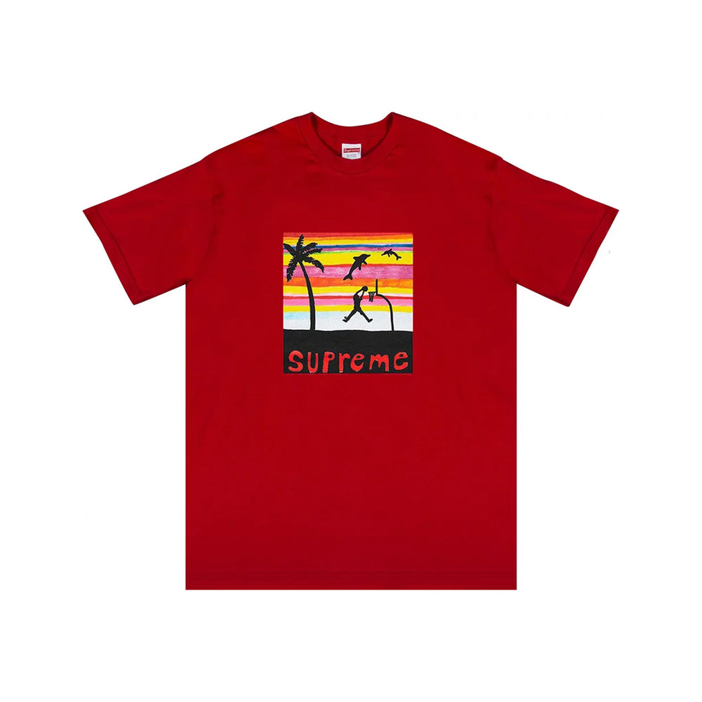 Supreme Dunk Tee Red (SS21)
