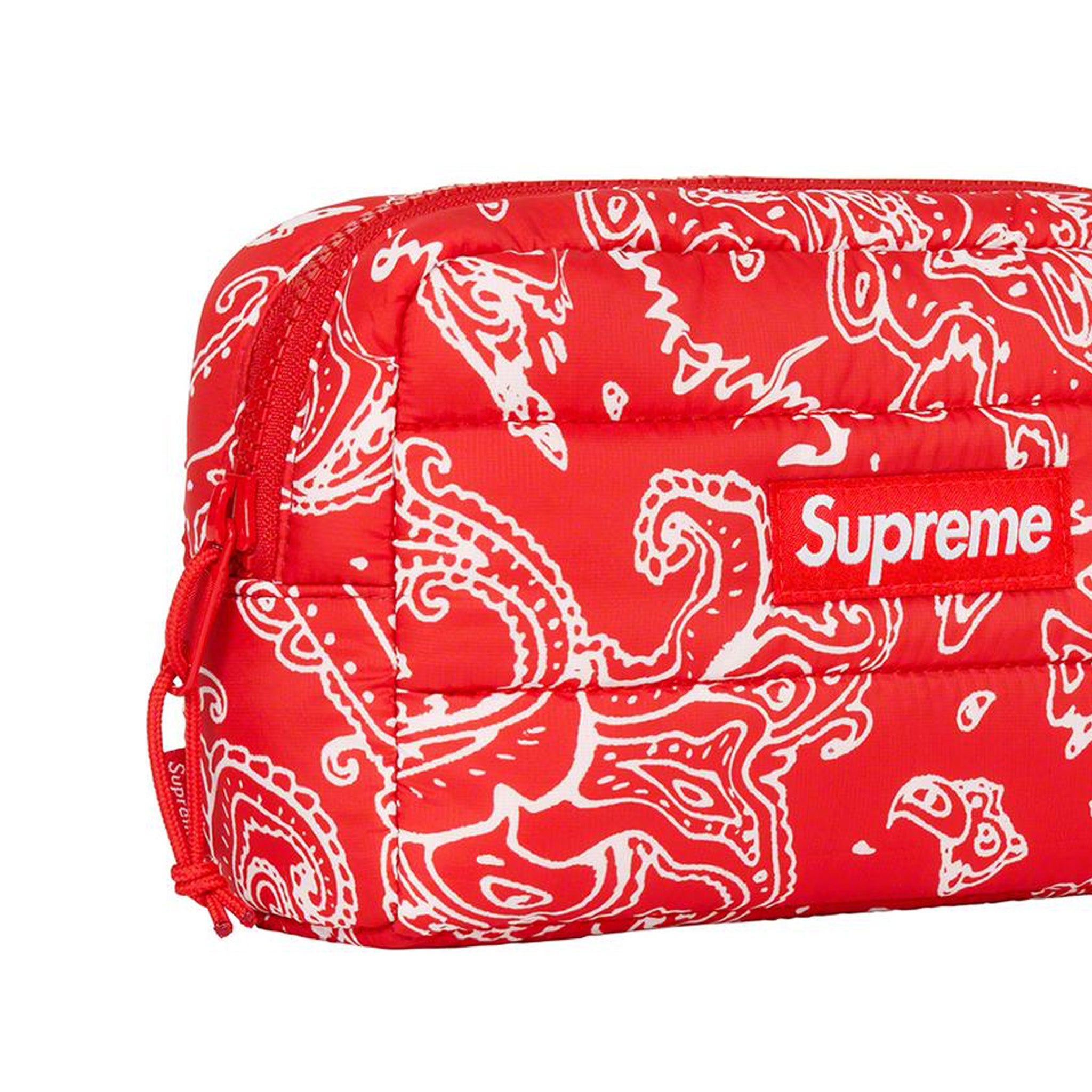 Supreme Puffer Side Bag Red Paisley シュプリーム パファー サイド