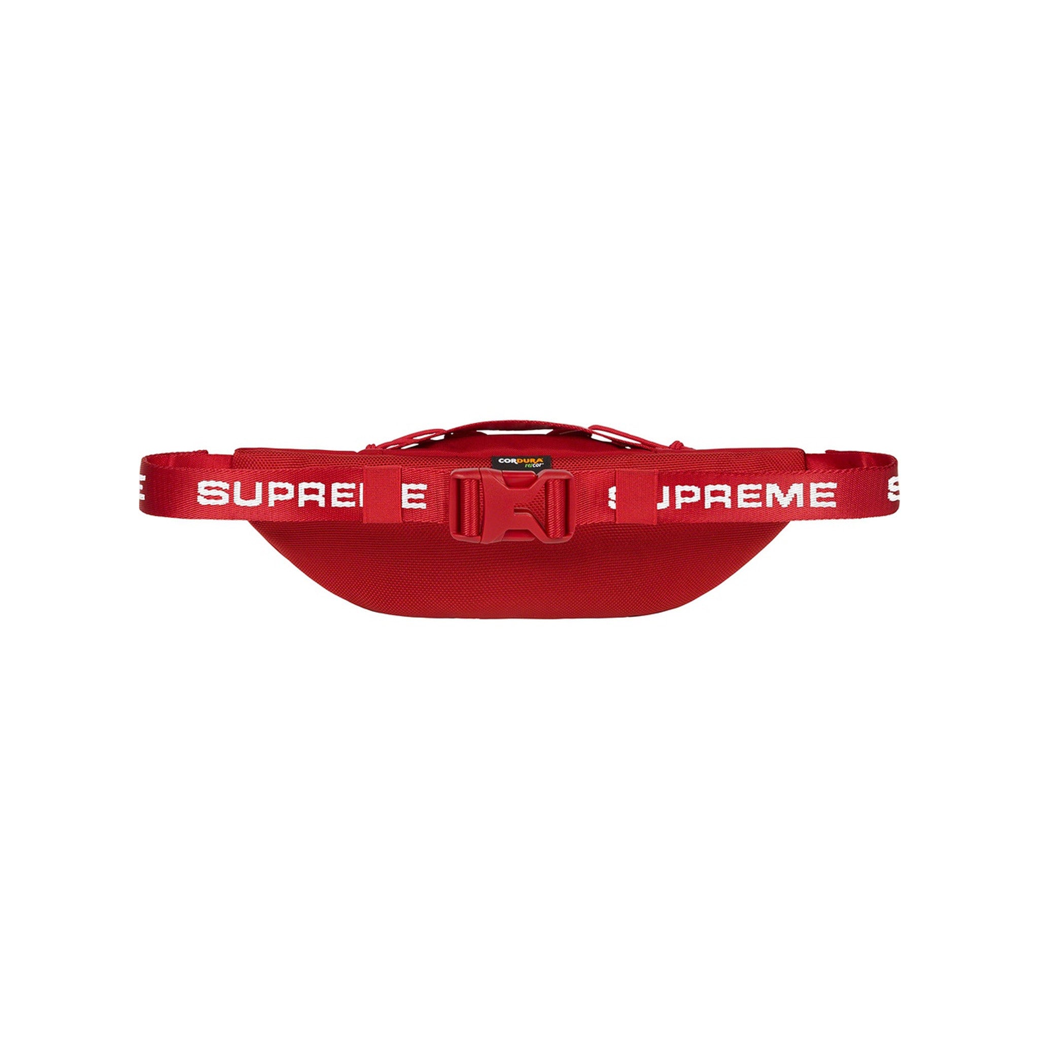 Supreme fanny pack hot sale red real