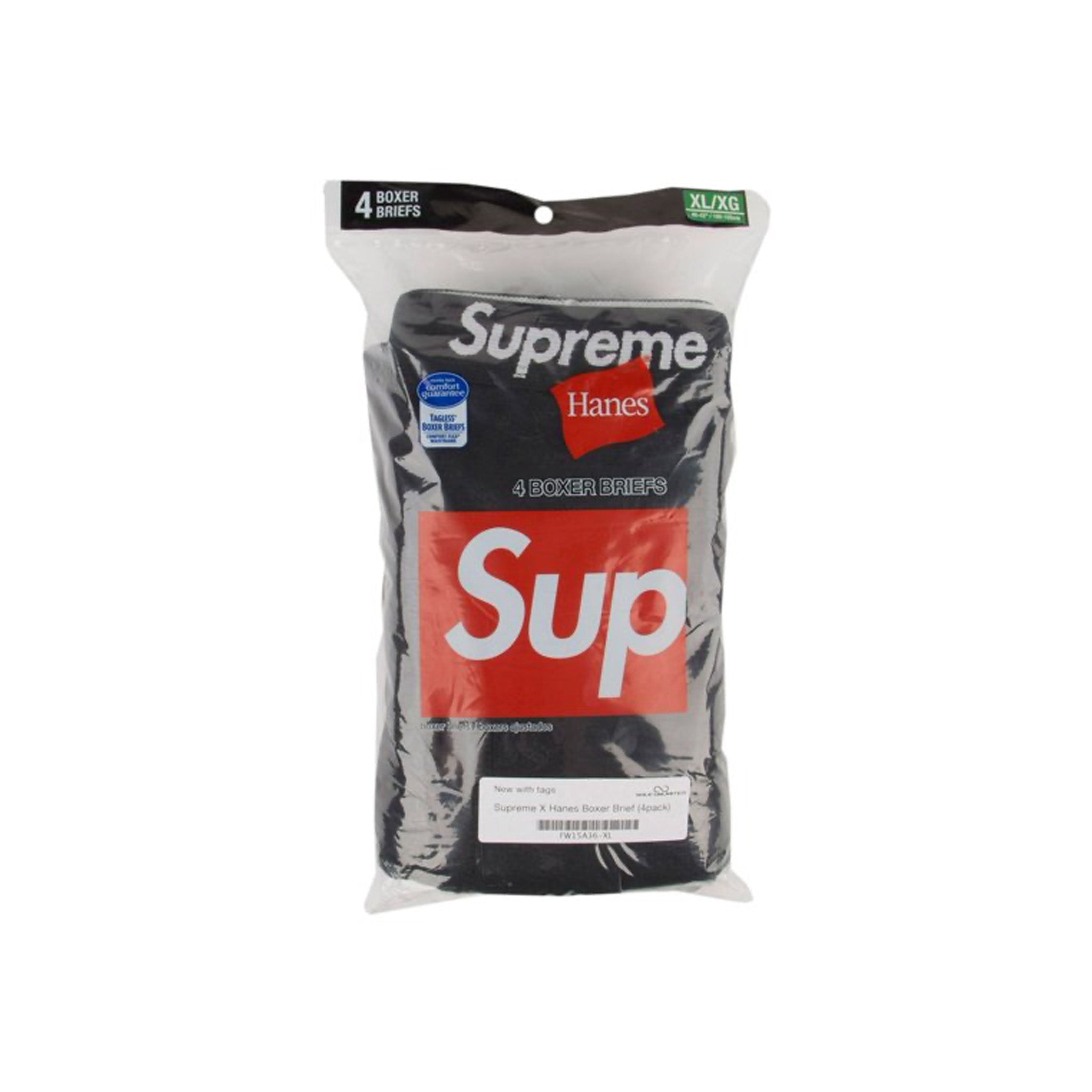 Supreme Hanes Boxer Briefs (4 Pack) Black – STEALPLUG KL