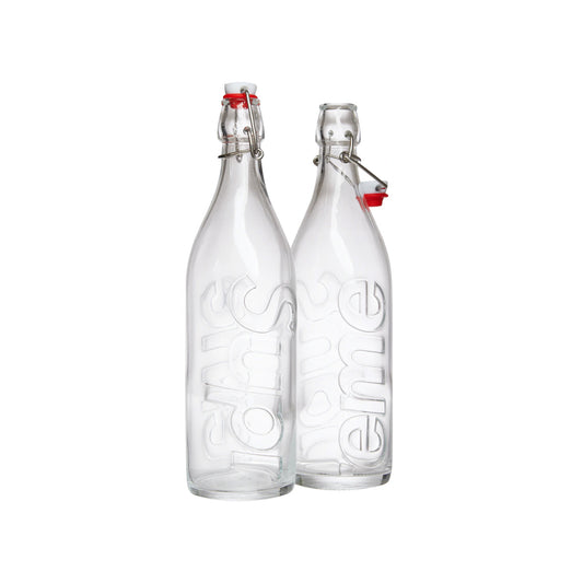 Supreme Swing Top 1.0L Bottle Set of 2 Clear (FW21)