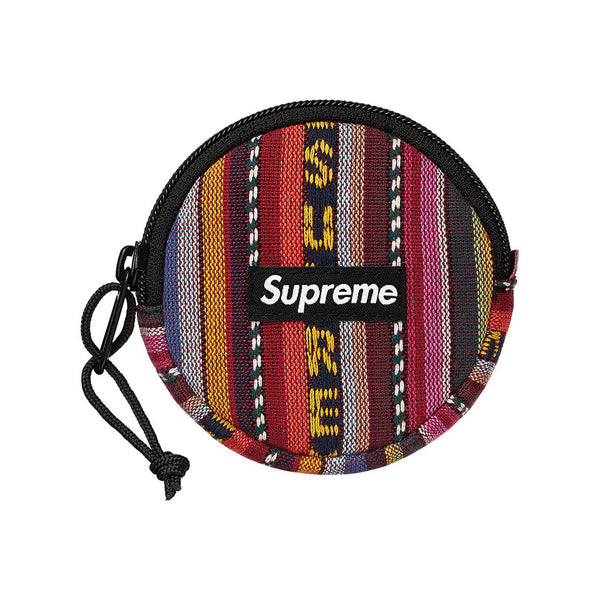 Supreme® Woven Stripe Coin Pouch [Multicolour]