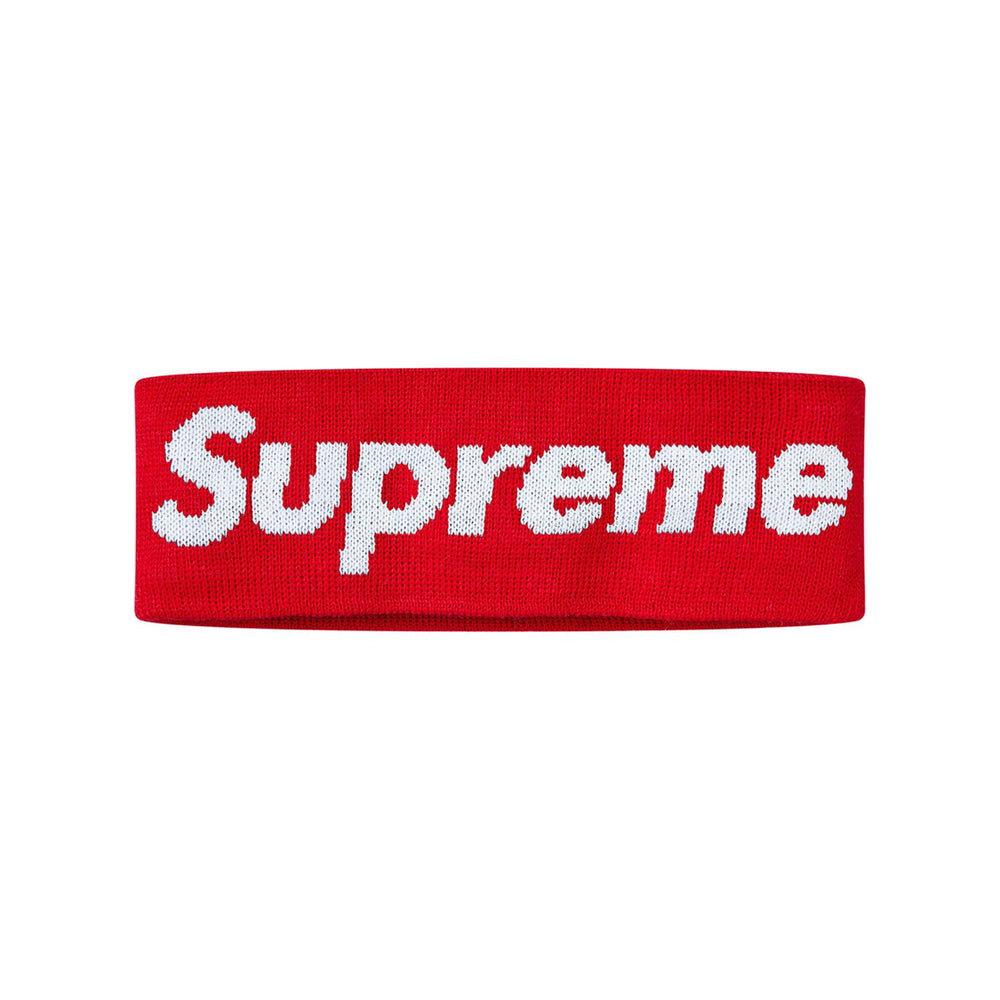 Supreme x New Era Big Logo Headband Red (FW18)