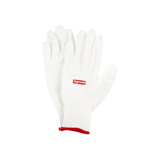 Supreme Rubberized Gloves White (FW20)