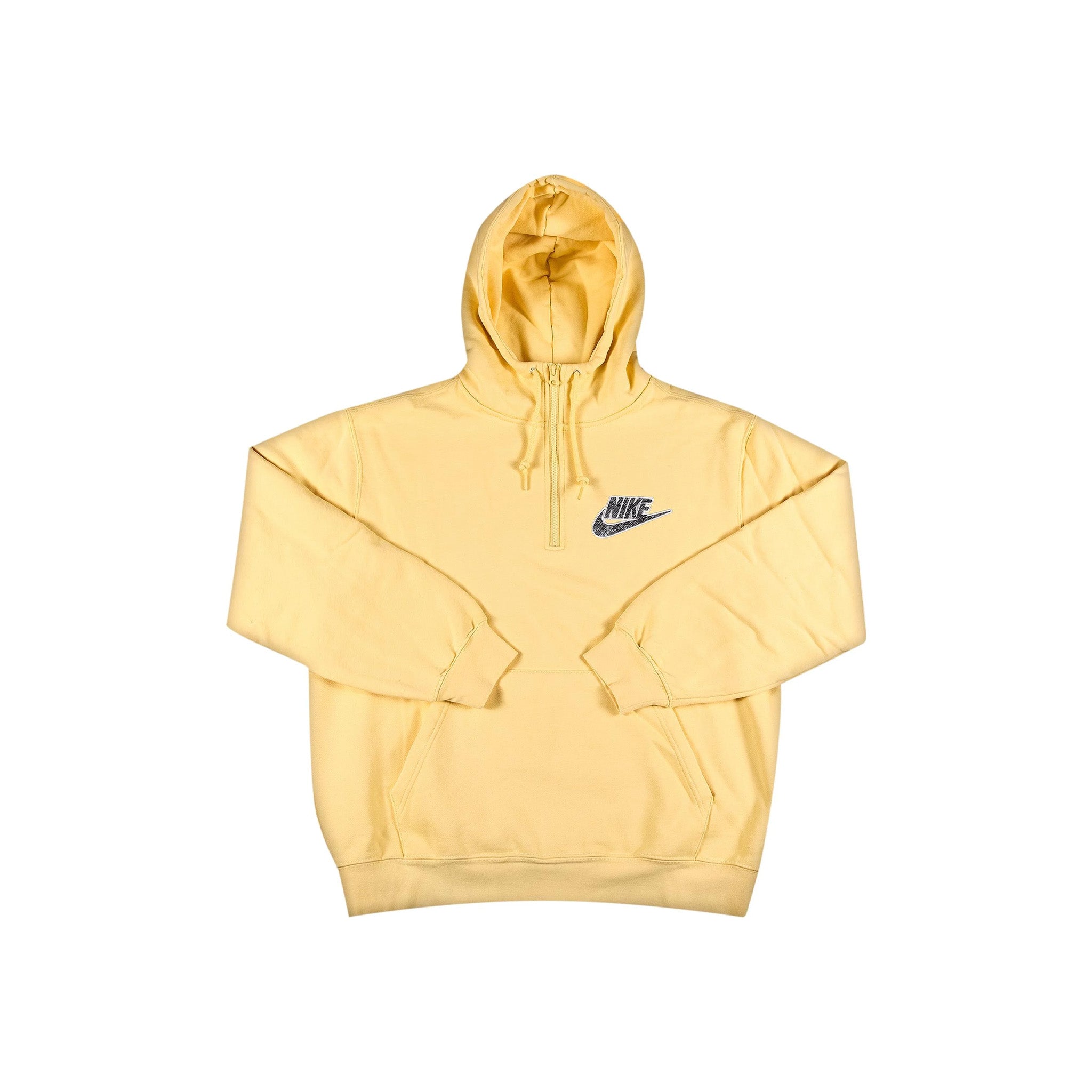 Supreme Nike Half Zip Hooded Sweatshirt Pale Yellow – STEALPLUG KL
